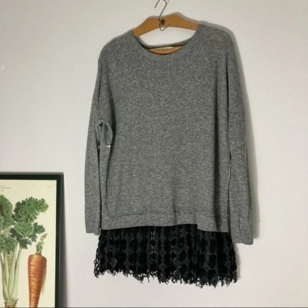 Free People Beach Shake It Up lacy pullover top